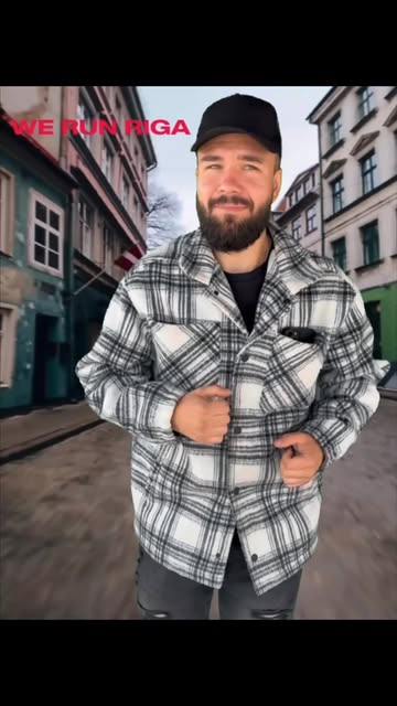 Video by 360KADRS.LV on August 29, 2026. May be an image of one or more people, beard, overcoat, duffle coat, flight jacket, fleece, parka, flannel and text.